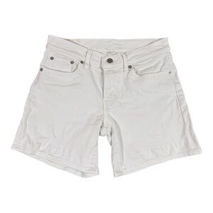 Levi’s Women’s Shorts Jean Denim White 27